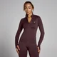 Giacca senza cuciture con cerniera integrale MP Shape da donna