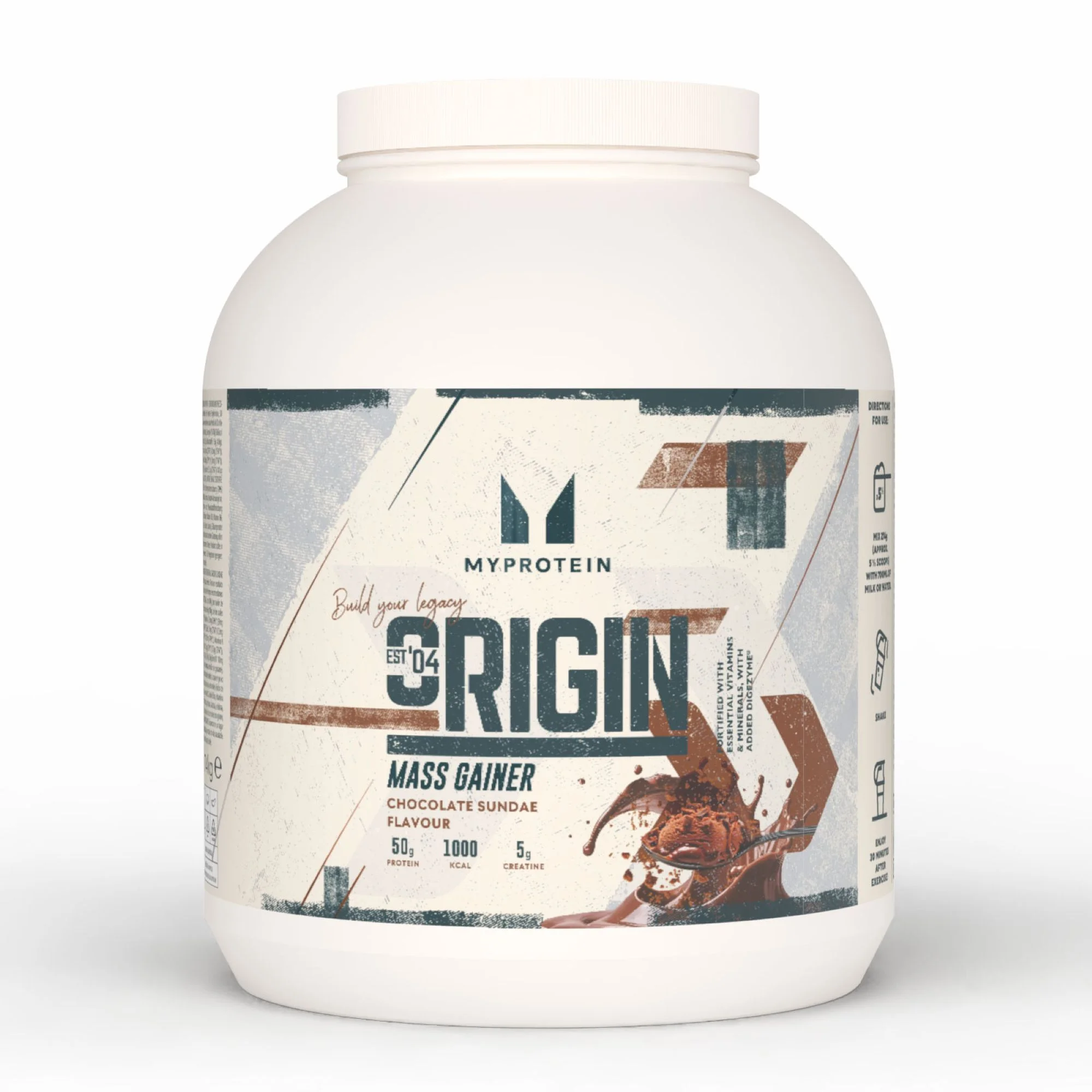 Origin Mass Gainer - 2.74KG - 10porzioni - Sundae al cioccolato Immagine 1