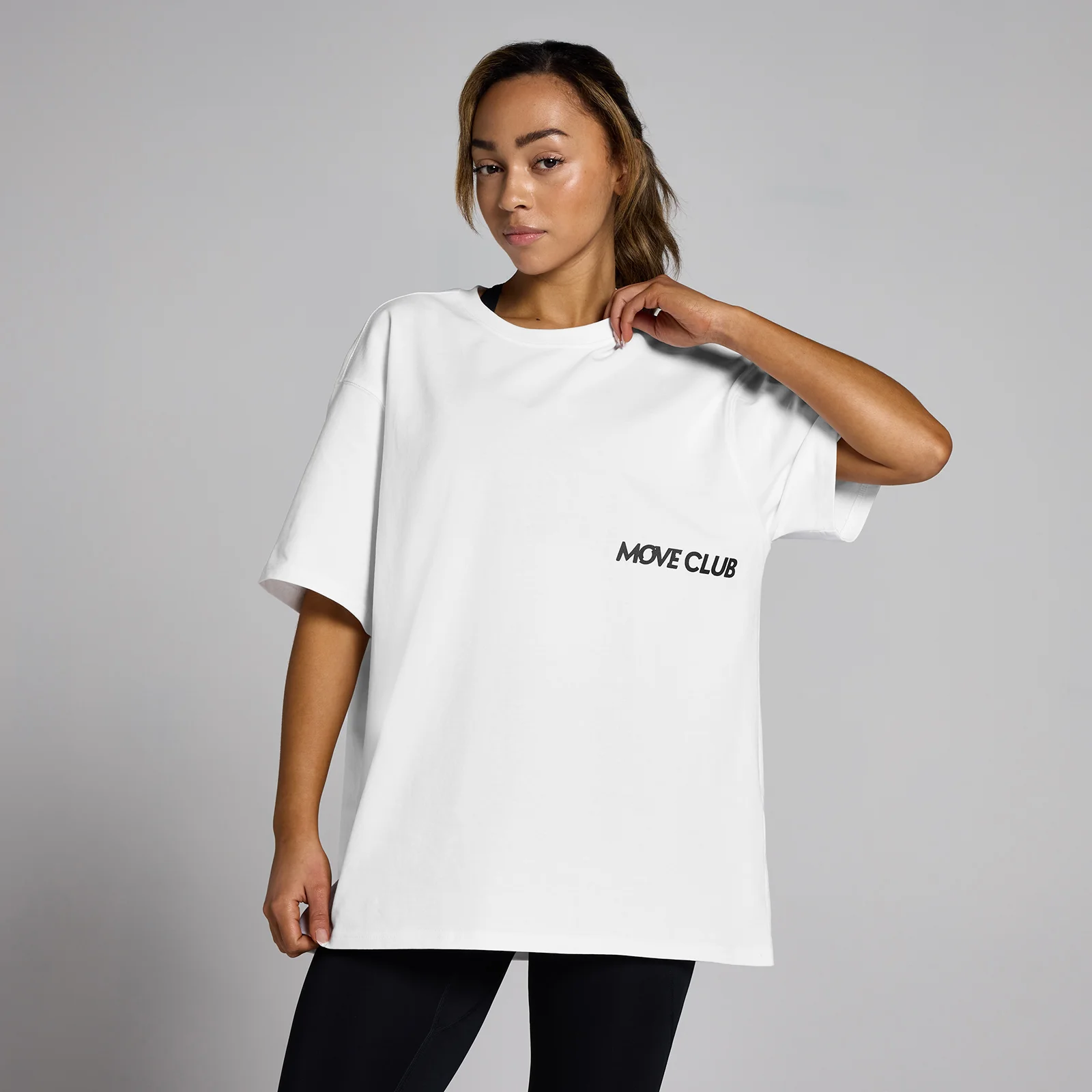 T-shirt Move Club MP unisex - Bianco - L-XL Immagine 1