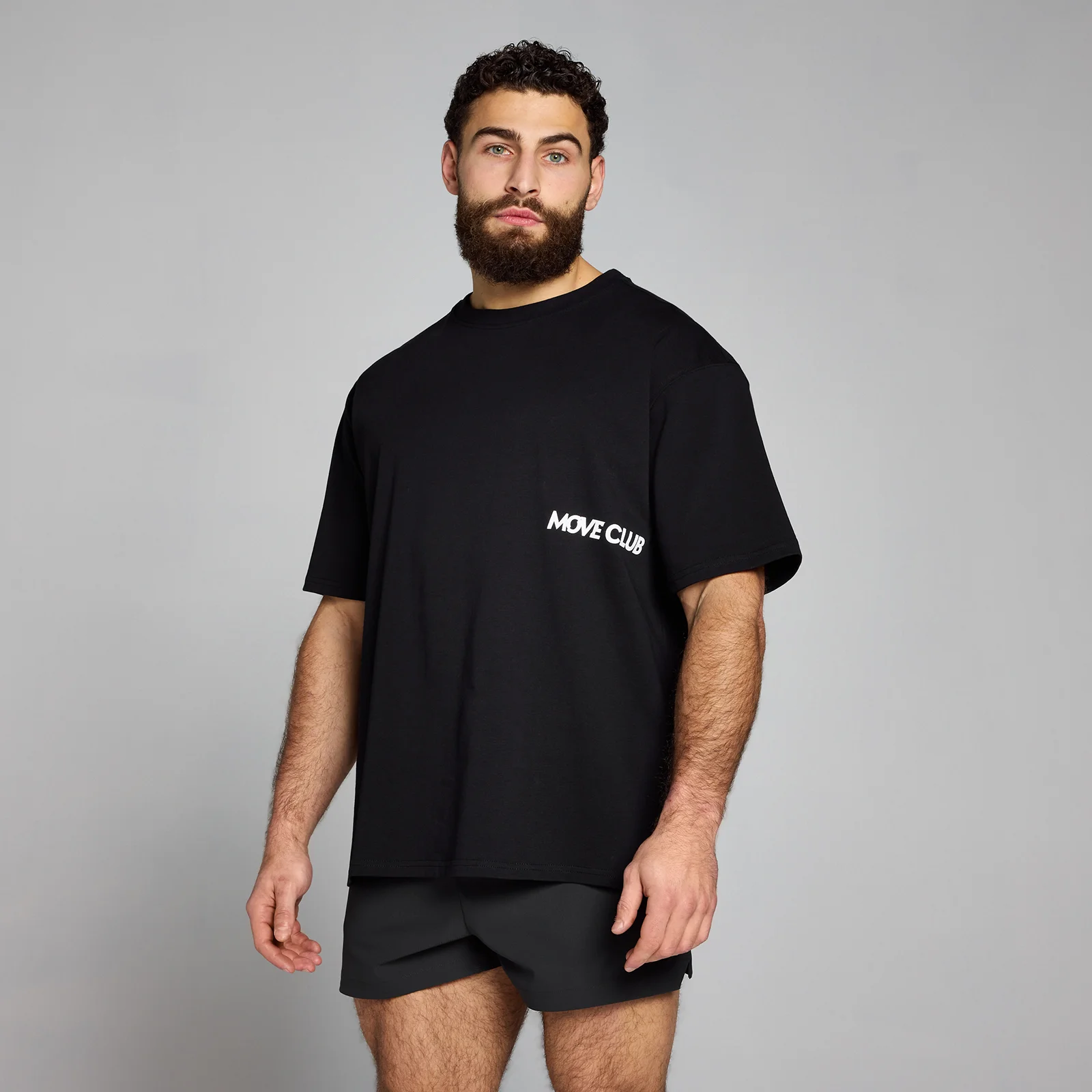 T-shirt Move Club MP da uomo - Nero - XXS-XS Immagine 1