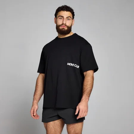 T-shirt Move Club MP da uomo - Nero