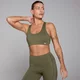 Reggiseno regolabile con dorso incrociato MP Active - Cachi