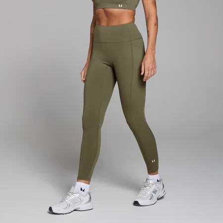 Leggings con tasca MP Active da donna - Cachi