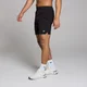 Pantaloncini in tessuto 18 cm MP Active da uomo - Neri
