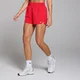 Pantaloncini con tasca in tessuto MP Active da donna - Cremisi