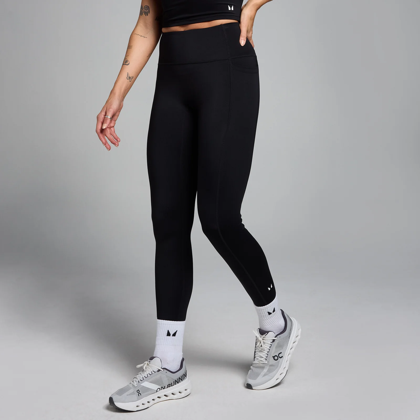 Leggings con tasca MP Active da donna - Neri - XS Immagine 1
