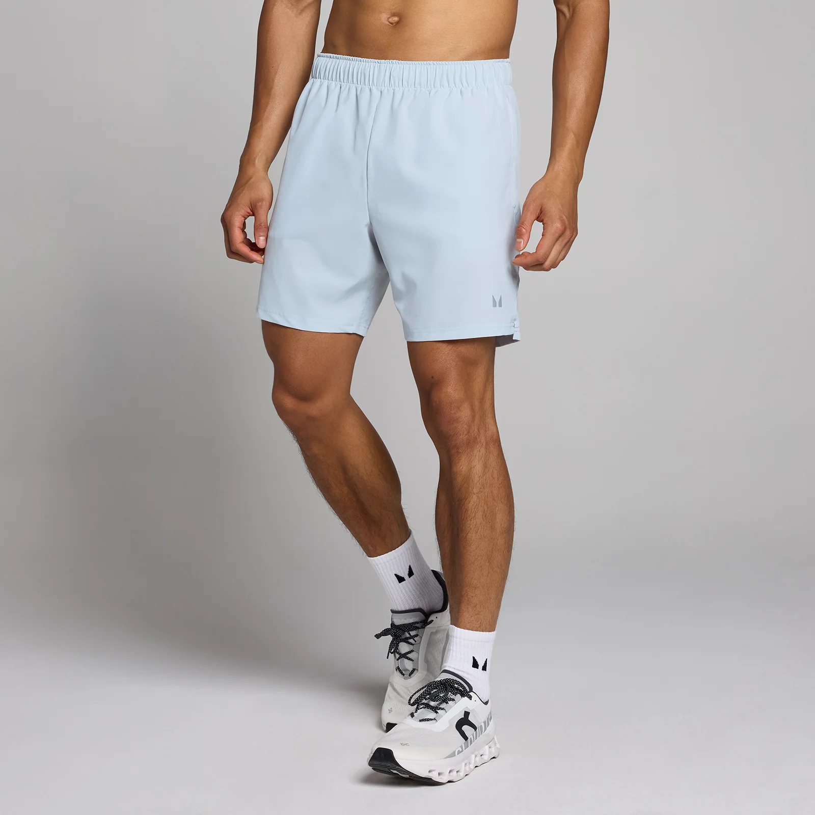 Pantaloncini 18 cm MP Tempo da uomo - Grigio ghiaccio - XS Immagine 1