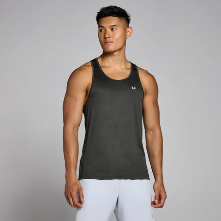 Gilet MP Tempo mélange da uomo - Nero slavato
