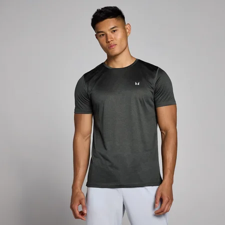 T-shirt MP Tempo mélange da uomo - Nero slavato
