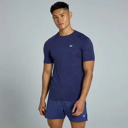 T-shirt senza cuciture MP Tempo da uomo - Dusk