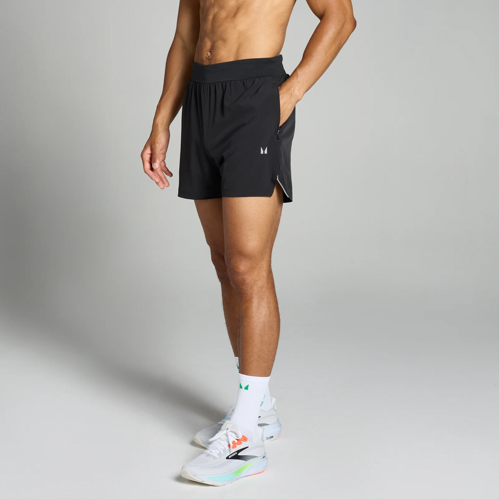 Pantaloncini sportivi da 13 cm MP Velocity da uomo - Neri - XS Immagine 1