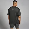 T-shirt sportiva oversize in mesh MP Tempo da uomo - Night grey