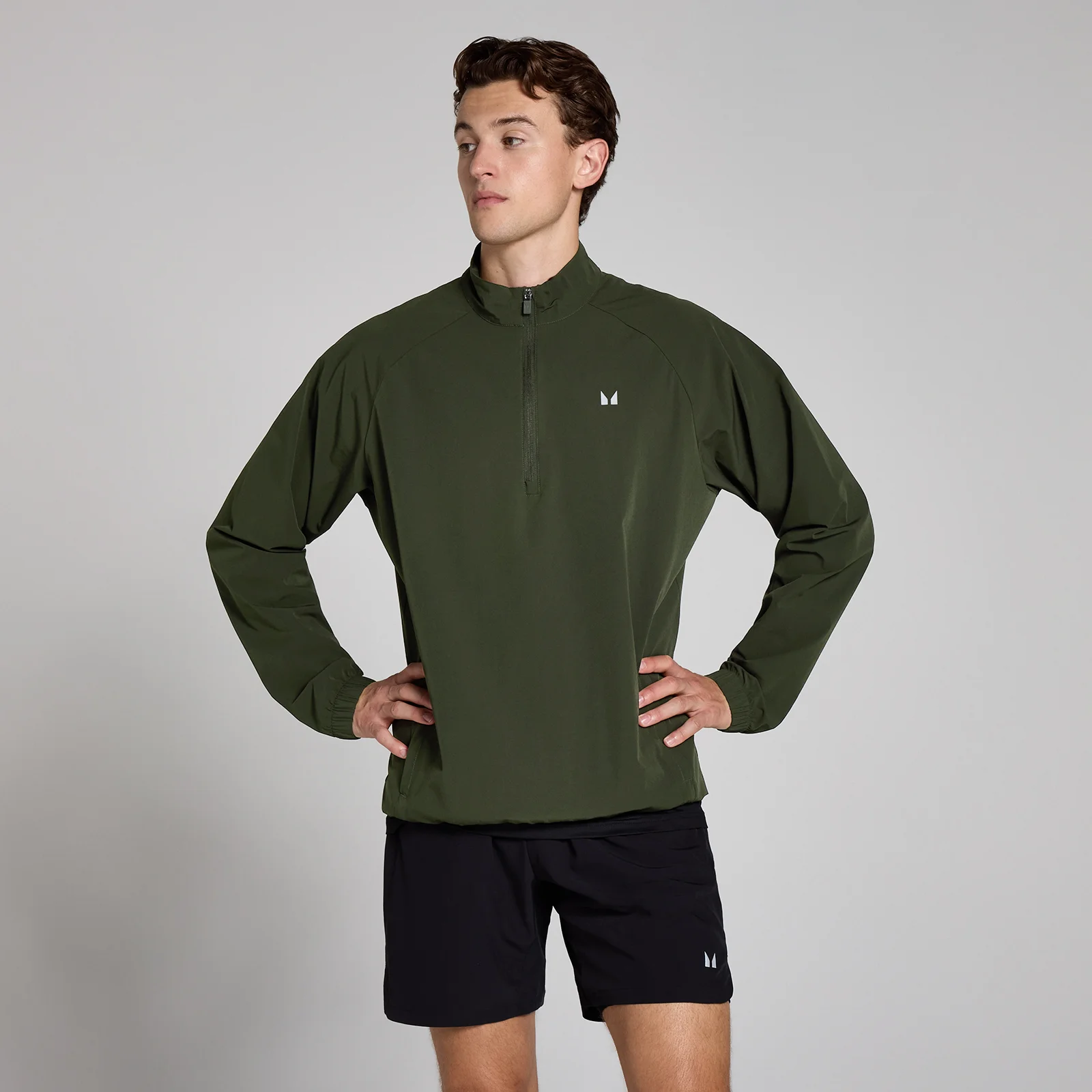 Giacca a vento leggera MP da uomo - Verde foresta - XS Immagine 1