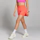 Pantaloncini sportivi plissettati MP Velocity da donna - Ambra