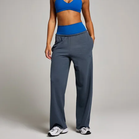 Pantaloni da jogging a vita media e taglio dritto MP Tempo da donna - Mezzanotte