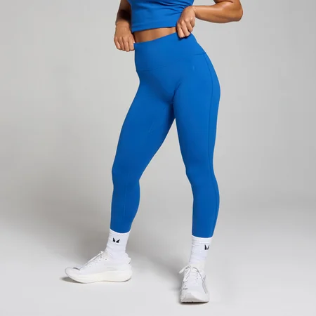 Leggings a vita alta MP Tempo da donna - Azzurro intenso