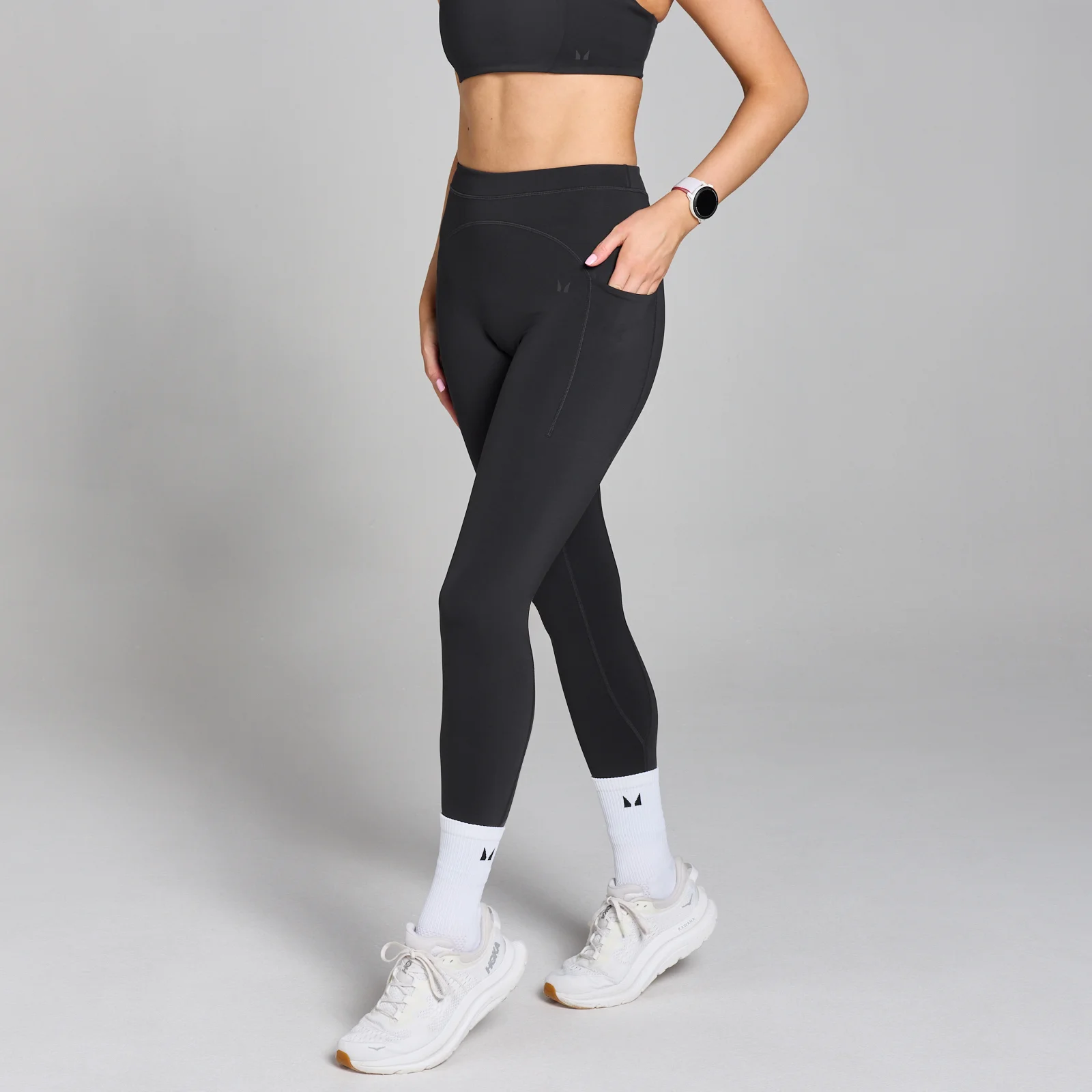Leggings con tasca MP Velocity da donna - Neri - XS Immagine 1