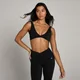 Reggiseno sportivo con incrocio frontale MP Tempo - Nero
