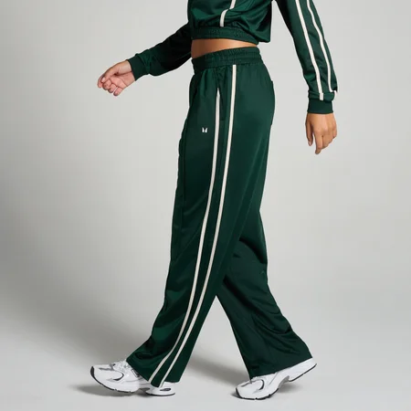 Pantaloni da jogging a taglio dritto tricot MP da donna - Smeraldo scuro