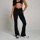 Leggings svasati con rouches anteriori MP Tempo da donna - Neri