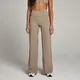 Leggings a gamba ampia MP Studio Cross Over da donna - Tortora chiaro