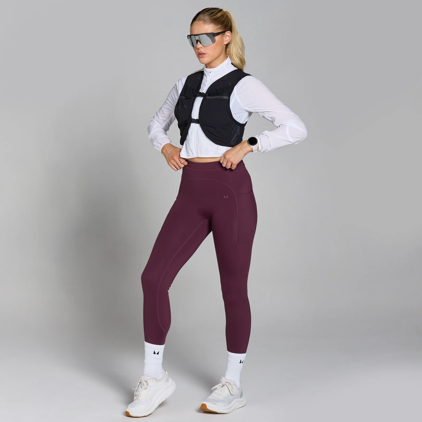 Pantaloni Jogger Donna Leggings Depot - ActiveFlex Con Tasche, Vita Pantaloni Jogger Donna Leggings Depot - ActiveFlex Con Tasche, Vita