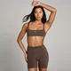 Reggiseno sportivo con schiena scoperta MP Studio - Cioccolato