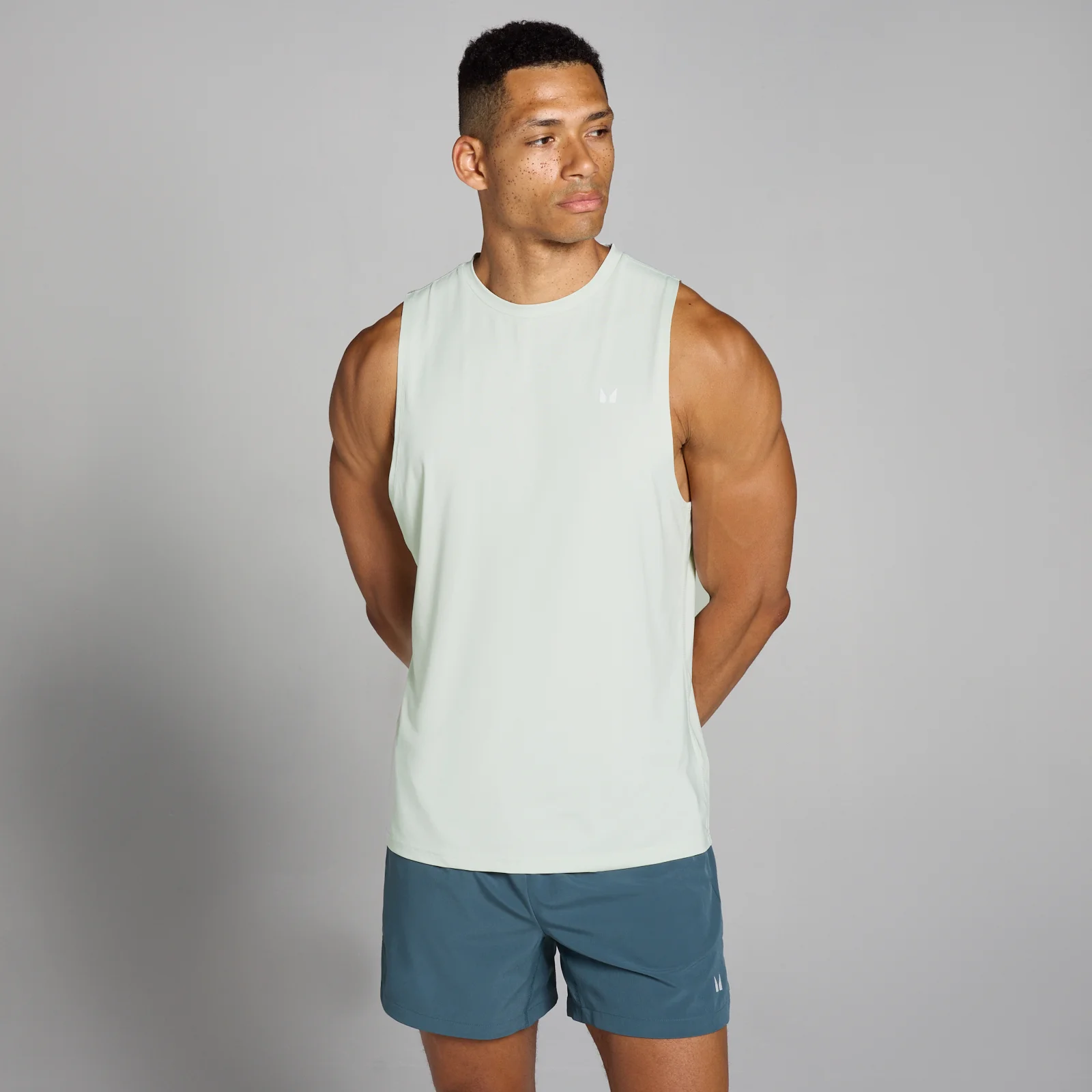 Canotta sportiva MP da uomo - Misty Green - XL Immagine 1