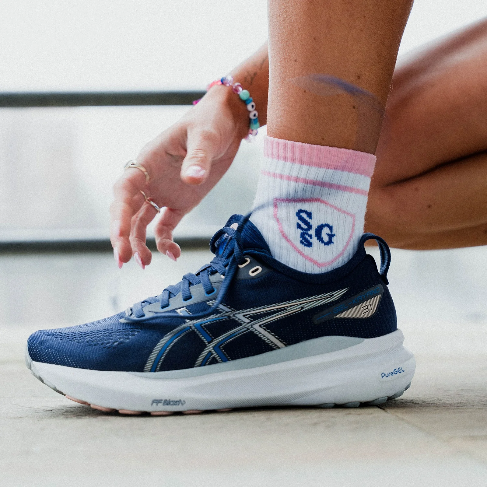 Calzini al polpaccio MP Strong Girl Society (1 confezione) - Bianco - UK 2-5 Immagine 1