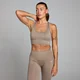 Reggiseno sportivo senza cuciture MP Shape - Tortora chiaro