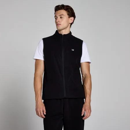 Gilet in pile MP da uomo - Nero