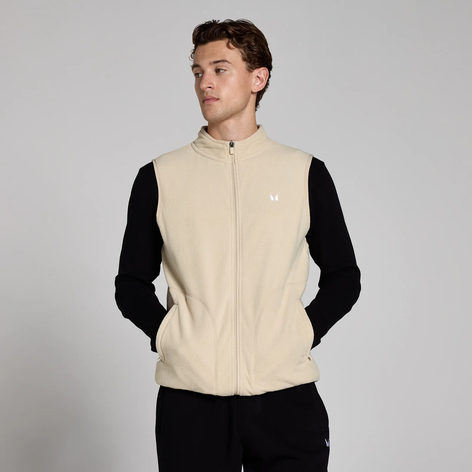 Gilet in pile MP da uomo - Oat - M Immagine 1