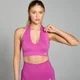 Reggiseno sportivo con scollo all'americana senza cuciture MP Tempo - Rosa/Viola