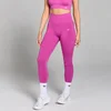 Leggings senza cuciture con scrunch MP Tempo da donna - Rosa/Viola