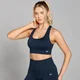 Reggiseno sportivo senza cuciture MP Shape - Blu zaffiro scuro