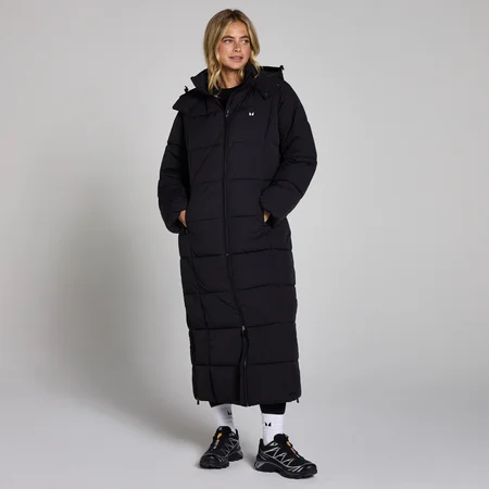 Piumino maxi imbottito MP da donna - Nero