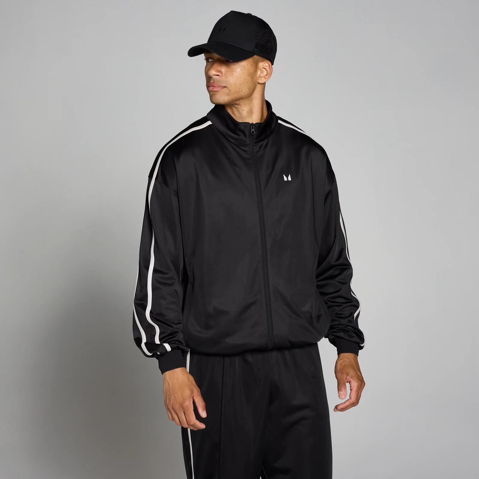 Giacca sportiva tricot MP da uomo - Nero - XS Immagine 1