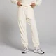 Pantaloni da jogging in pile MP da donna - Crema chiaro