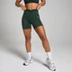 Pantaloncini con rouches frontali MP Tempo da donna - Smeraldo scuro