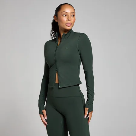 Giacca crop MP Tempo da donna - Smeraldo scuro