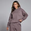 Felpa con cappuccio oversize MP Basics da donna - Caffè