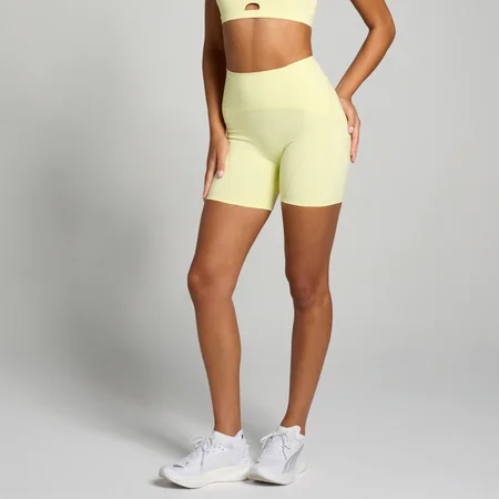 Pantaloncini Curved Seam MP Tempo Ultra da donna - Giallo limone