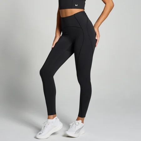 Leggings Curved Seam MP Tempo Ultra da donna - Nero