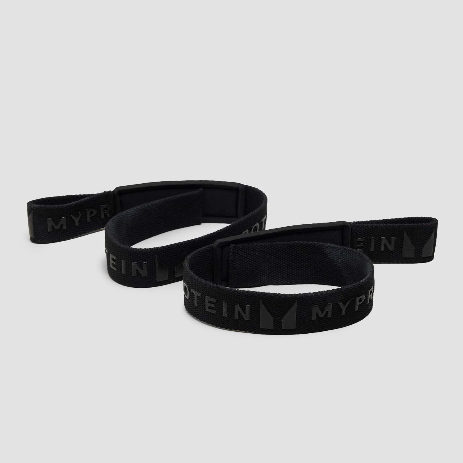 Fasce di sollevamento Myprotein con grip in silicone - Nero Immagine 1