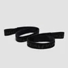 Fasce di sollevamento Myprotein con grip in silicone - Nero