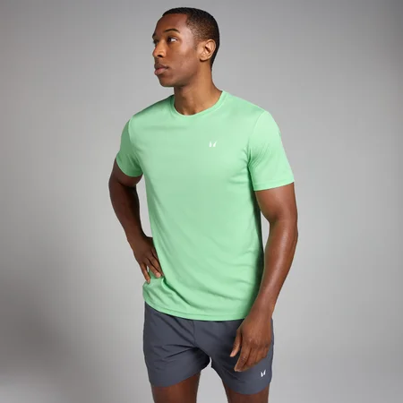 T-shirt sportiva con trama a griglia MP Active da uomo - Menta