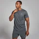 T-shirt sportiva con trama a griglia MP Active da uomo - Grigio scuro