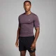 T-shirt senza cuciture con stampa MP Active da uomo - Viola scuro