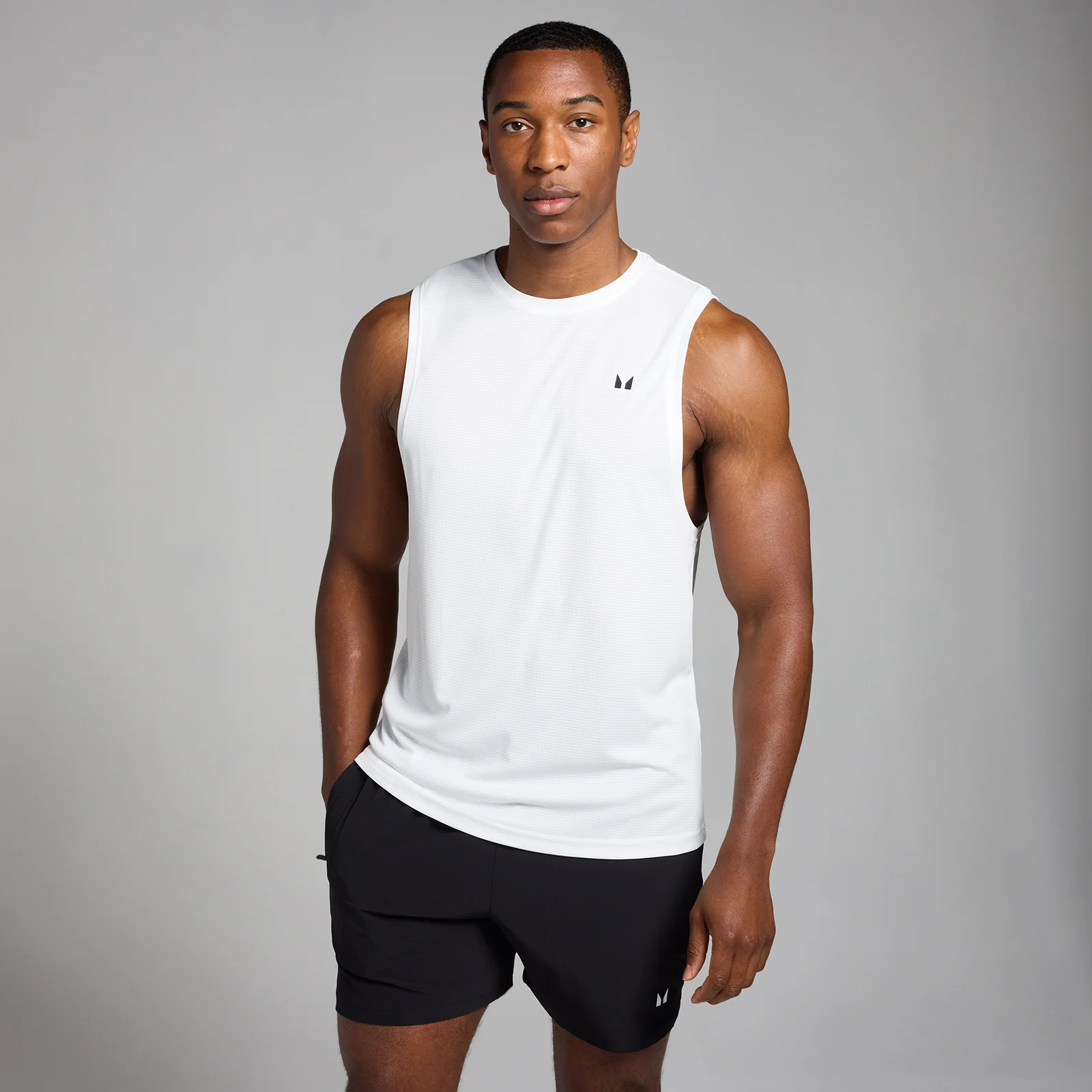 Rane Sports Canotta da Palestra da Uomo, Canotta da Palestra in Cotone, Canottiera da Fitness Senza Maniche Bianco M Rane Sports Canotta da Palestra da Uomo, Canotta da Palestra in Cotone, Canottiera da Fitness Senza Maniche Bianco M