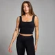 Canotta con scollo quadrato MP Active da donna - Nera